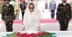 সন্তানদের নিয়ে জাতির পিতার সমাধিসৌধে প্রধানমন্ত্রীর শ্রদ্ধা