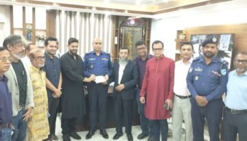 নারায়ণগঞ্জে যানজট নিরসনে বিকেএমইএ-চেম্বারের আর্থিক সহায়তা